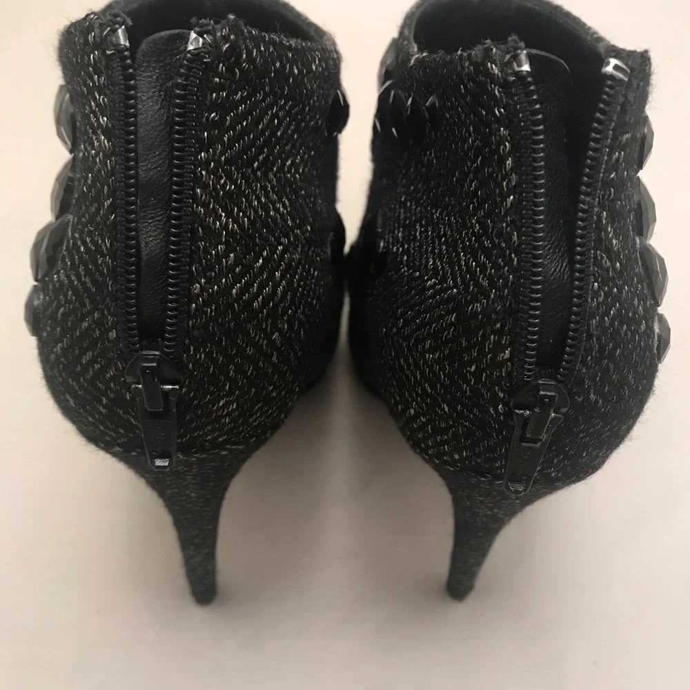 NEW-Di Beatrice Italian crystal booties - Picture 4 of 6